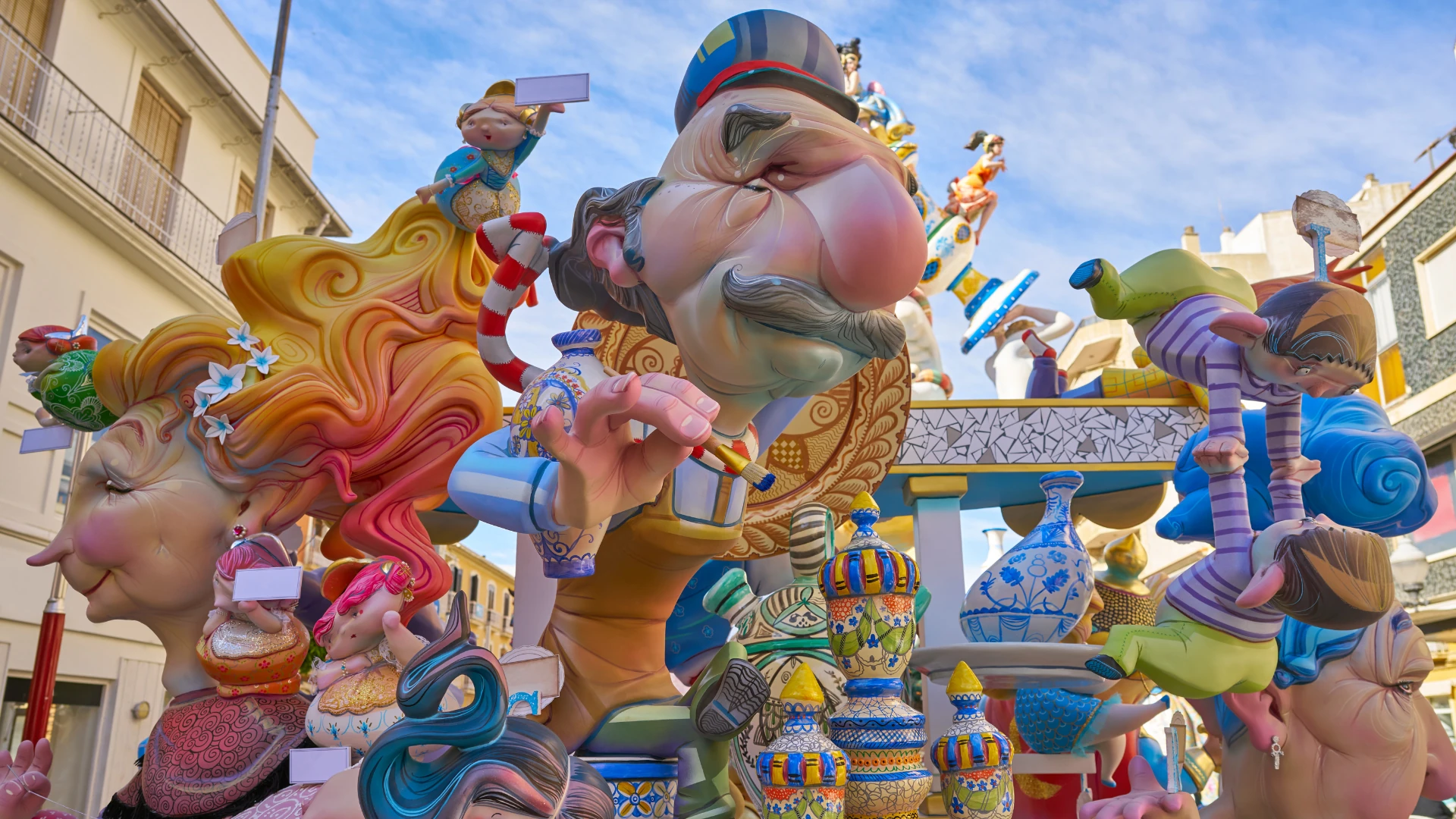 ninots de las falles del musero fallero